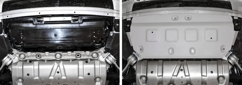 Защита алюминиевая Rival для радиатора BMW 3 серия VII 2018-2022 фото 3