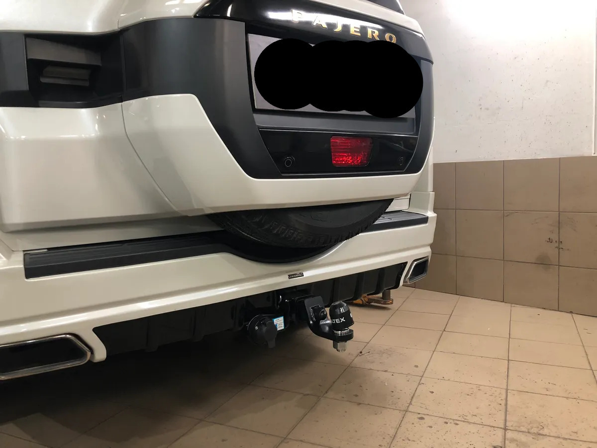 Быстросъёмный фаркоп TowRus для Mitsubishi Pajero (Mk.IV)  2007-2020 Шар Е с антистуком фото 7