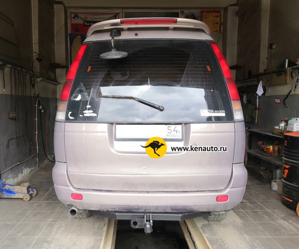 Фаркоп Halty для Toyota Lite Ace Noah (Mk.I) 1996-2001 /  Toyota Town Ace Noah (Mk.V) 1996-2001 /  Toyota Lite Ace (Mk.V) 1996-2007 /  Toyota Town Ace 1996-2007 (Mk.III кроме Road Tourer) / Daihatsu Delta 1996-2001 крепление шара на двух болтах фото 8