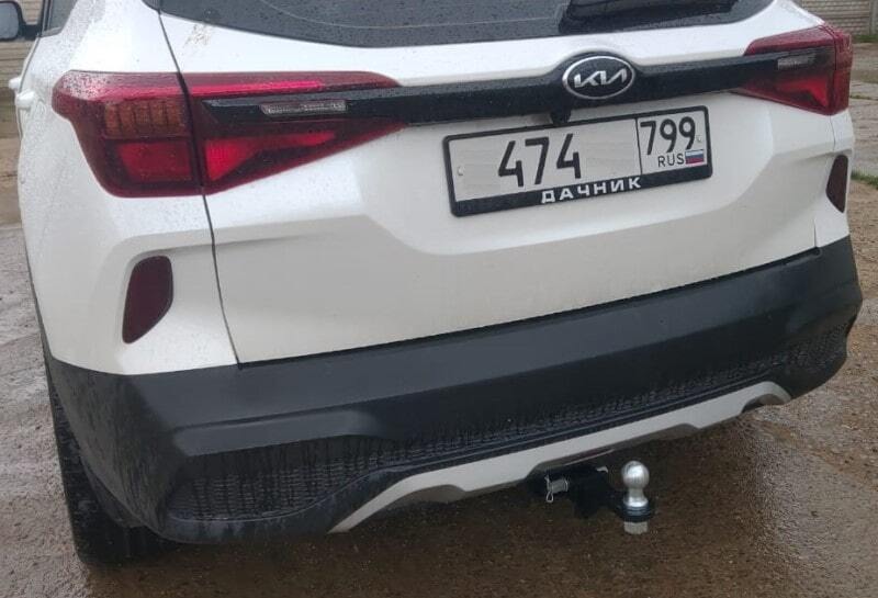 Быстросъёмный фаркоп Бизон для Kia Seltos  (Mk.I) 2019- Шар Е фото 2