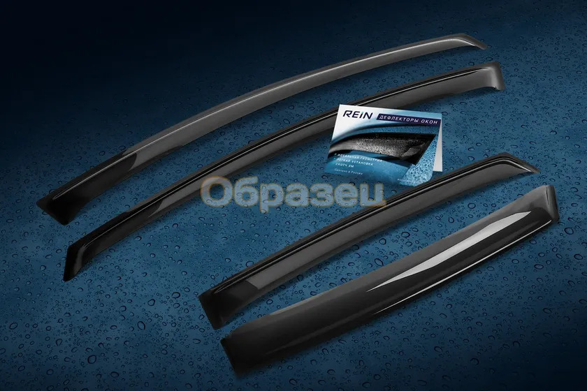 Дефлекторы REIN для окон (накладной скотч 3М) (4 шт.) Lexus RX IV 2015-2022 фото 2