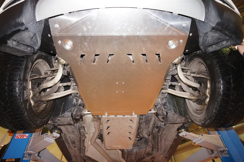 Защита алюминиевая АВС-Дизайн для картера и КПП BMW X5 E70 2011-2013 фото 4