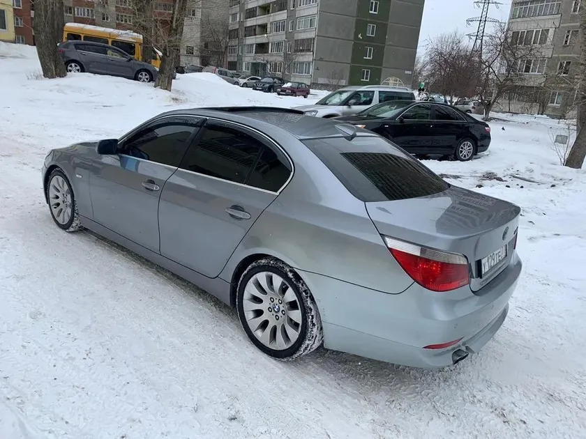 Дефлекторы Cobra Tuning (хром. молдинг) для окон BMW 5 седан (E60) 2002-2010 фото 3