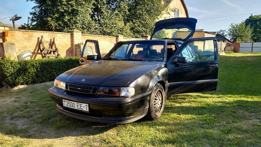 Дефлекторы Cobra Tuning для окон Saab 9000 седан 1988-1998 фото 2