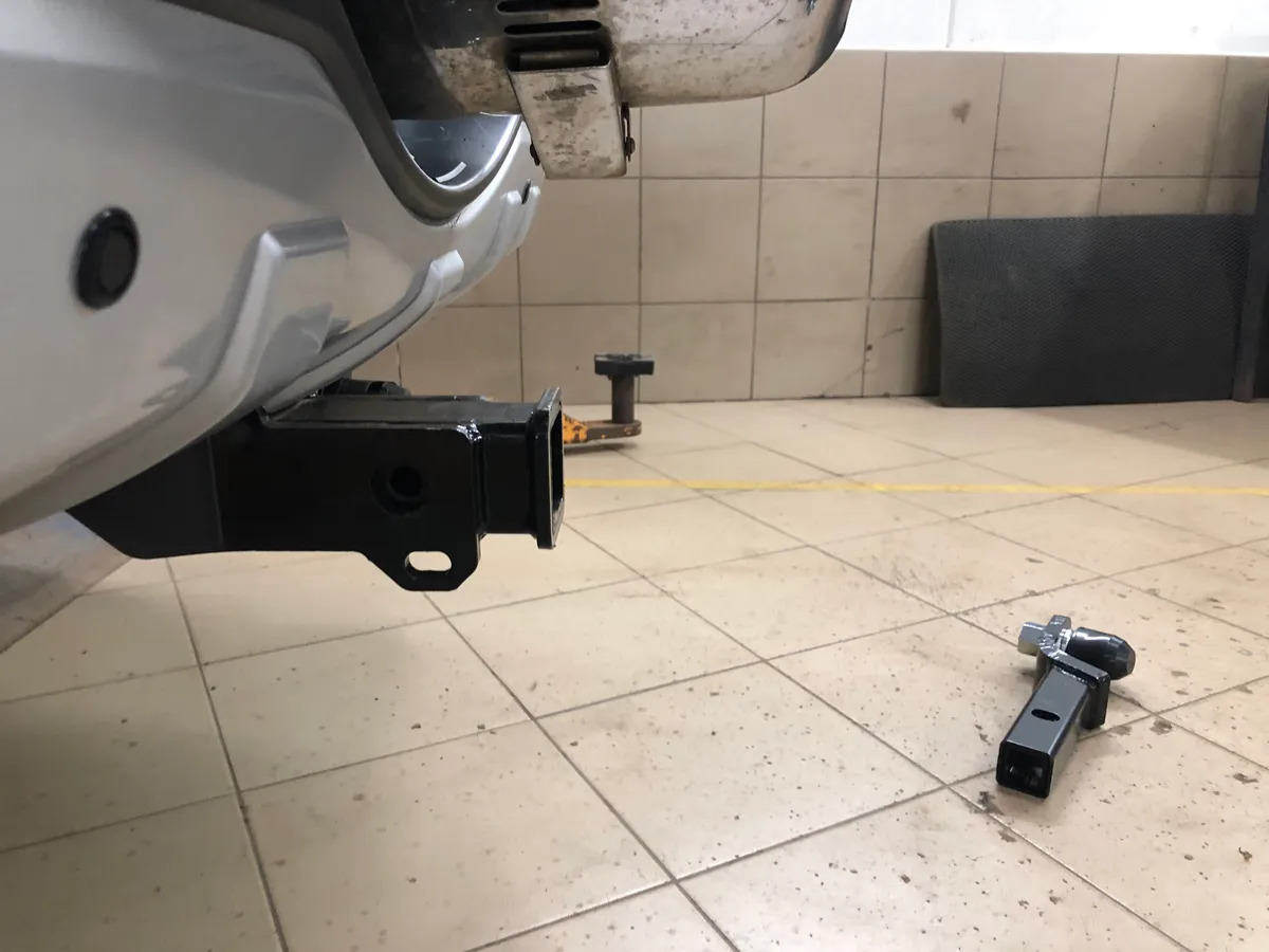 Быстросъёмный фаркоп TowRus для Mitsubishi Pajero (Mk.IV)  2007-2020 Шар Е с антистуком фото 3