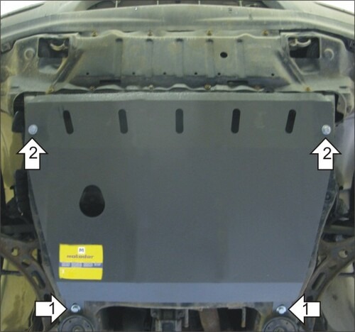 Защита оцинкованная Мотодор для двигателя, КПП Lexus RX 300 1997-2003