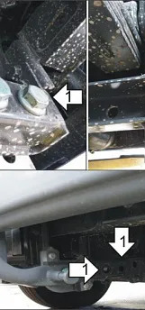 Защита Мотодор усиленная для картера и радиатора Mercedes-Benz Actros шасси 2008-2022 фото 3