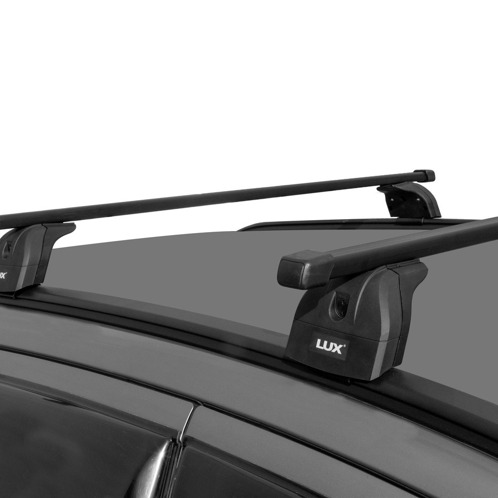 Багажник модельный на интегрированные рейлинги LUX БК2 прямоугольные дуги фото 5