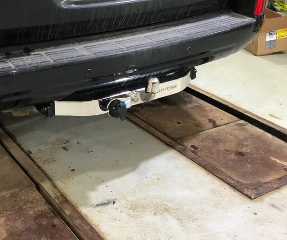 Фаркоп Baltex для Toyota Land Cruiser 200 (Mk.XI) 2007-2021/ Lexus LX (Mk. II, Mk.III) 2007-2022 шар F (нержавеющее покрытие) фото 2