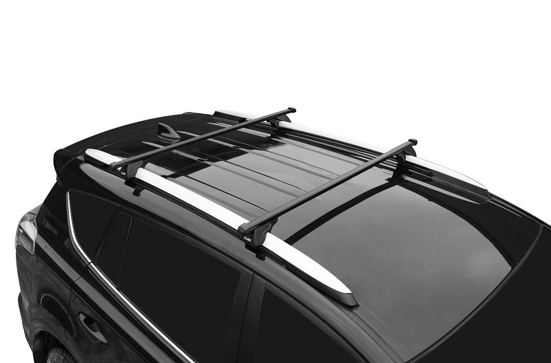 Багажник универсальный на рейлинги LUX КЛАССИК прямоугольные дуги фото 5