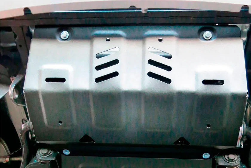 Защита алюминиевая Rival для радиатора Fiat Fullback 2016-2022 фото 2