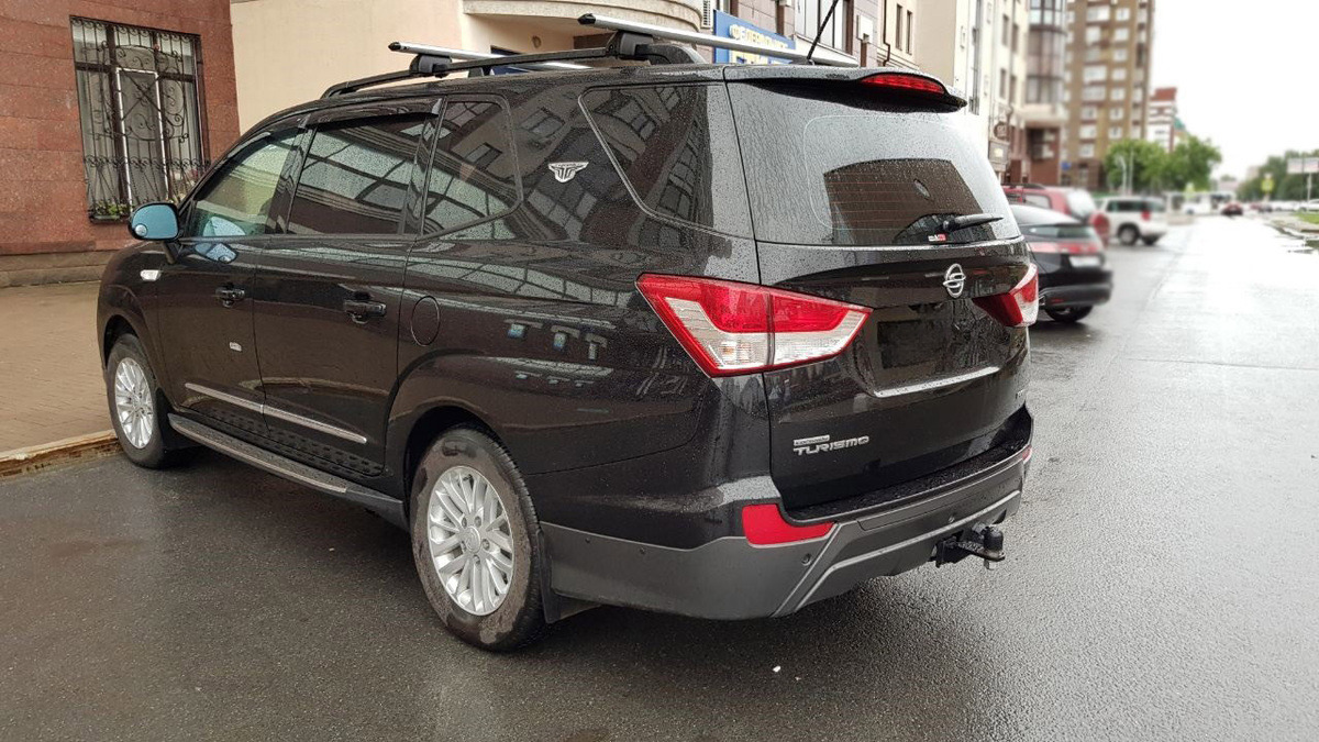Фаркоп Бизон для SsangYong Stavic MPV5 (Mk.II) 2013-2019/ SsangYong Korando Turismo A150 (Mk.I) 2012-2019 шар Е фото 4