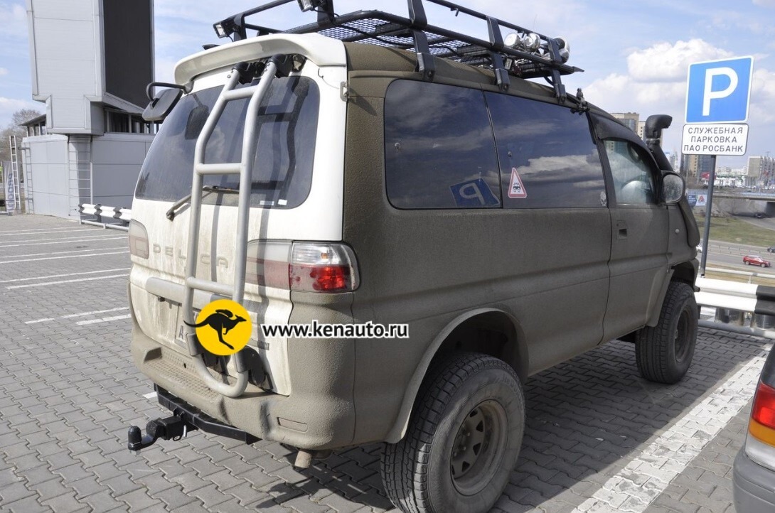 Фаркоп Halty для Mitsubishi Delica 4 1994-2007 (кроме PF8W super exceed crystal lite roof long) шар Е фото 2