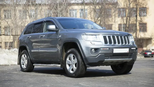 Дефлекторы V-Star для окон (с хром. молдингом) Jeep Grand Cherokee WK2 до рестайлинга 2010-2014