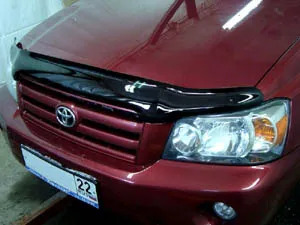 Дефлектор SIM для капота Toyota Highlander I 2001-2007 фото 2