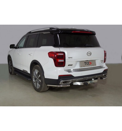 Фаркоп ТСС с накладкой с надписью GAC для GAC GS8 4WD (Mk.I) 2019-2023  шар Е фото 4