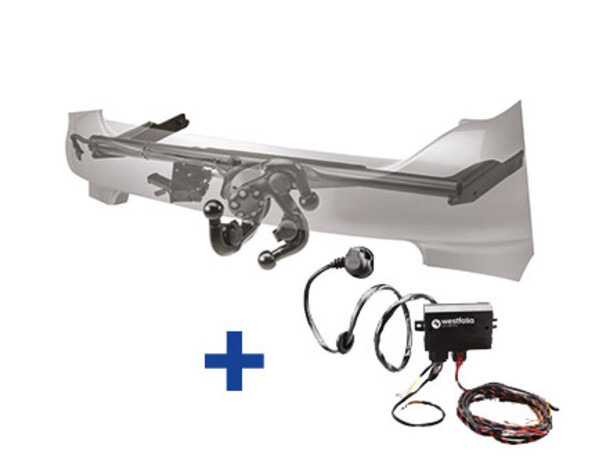 Электрический складной фаркоп WESTFALIA с электрикой для Audi Q5/SQ5/Q5 Sportback 13-пин