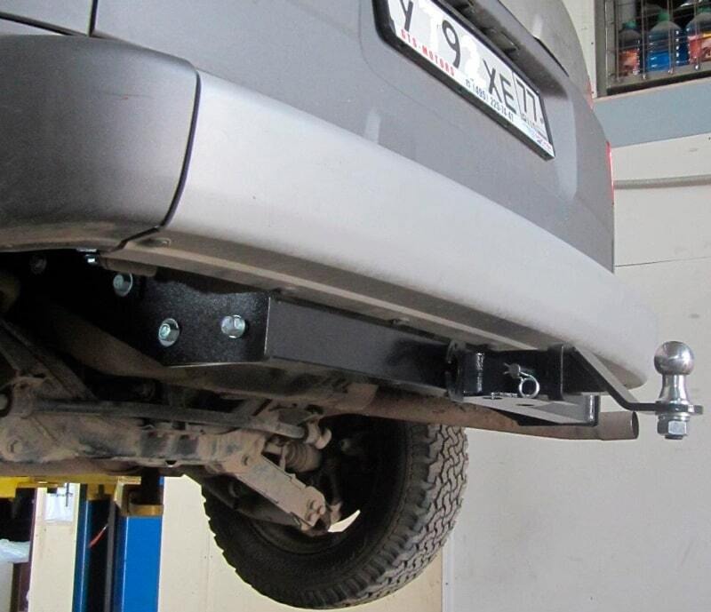 Быстросъёмный фаркоп Бизон с хромированной накладкой  для Honda Element (Mk.I) 2003-2011 Шар Е фото 5