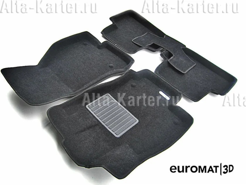 Коврики текстильные Euromat 3D Business для салона Nissan Tiida C11 2007-2011