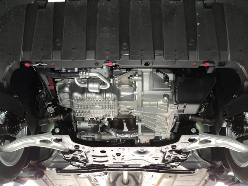 Защита алюминиевая АВС-Дизайн для картера и КПП Ford Focus III седан, хэтчбек, универсал 2011-2019 фото 2