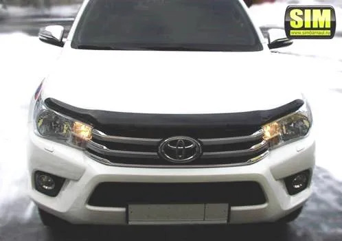 Дефлектор SIM для капота Toyota Hilux VIII 2015-2020 фото 3