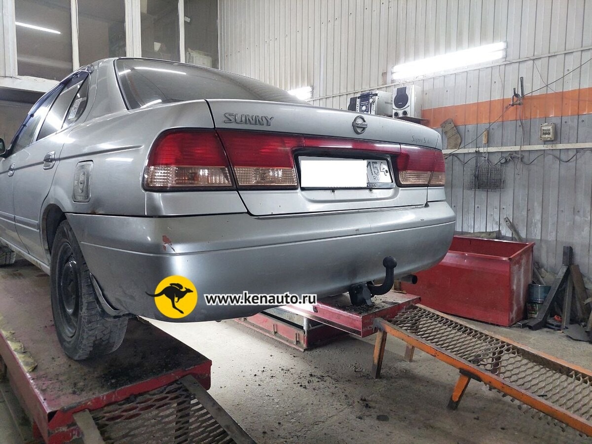 Фаркоп Halty для Nissan Sunny B15 (Mk.IX) 1998-2004 шар А фото 4