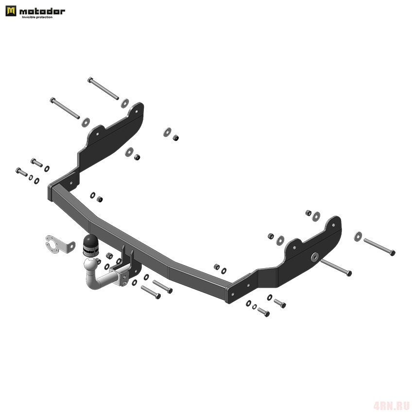 Фаркоп Motodor для Hyundai Staria US4 (Mk.I) 2021- шар А