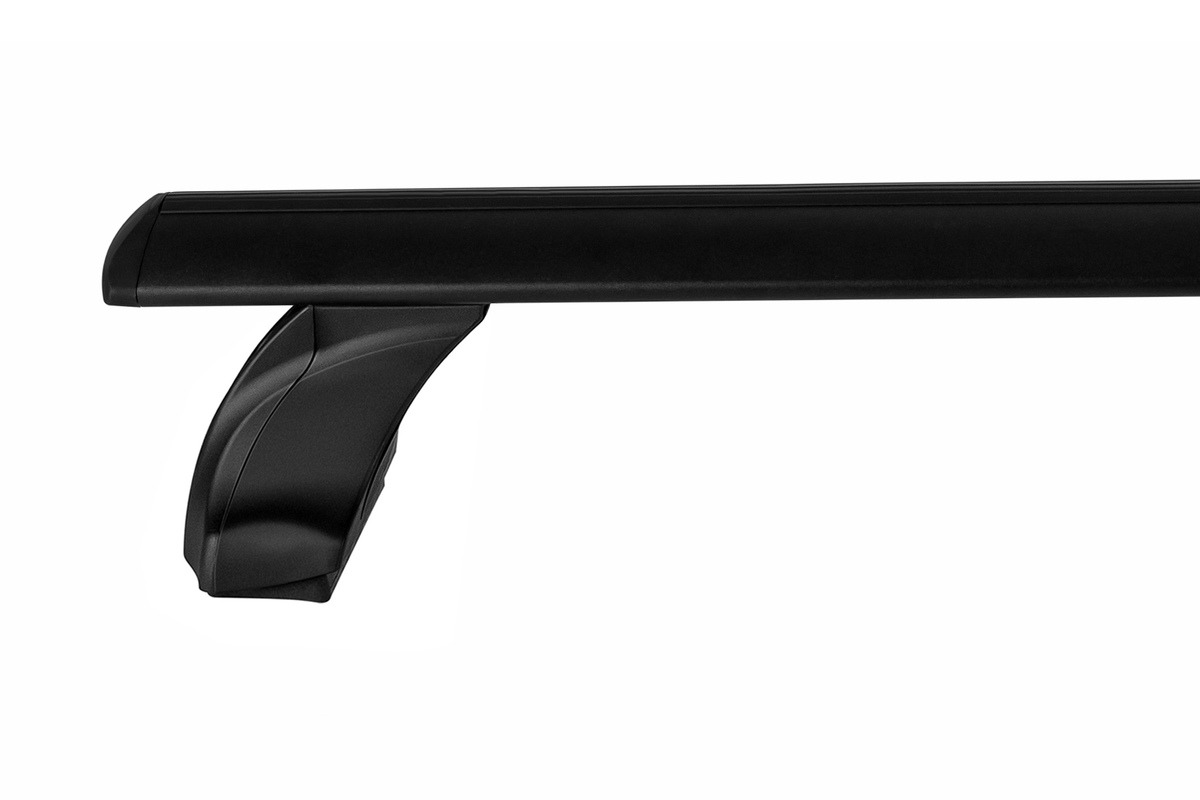 Багажник модельный на гладкую крышу Атлант E крыловидные черные дуги с предпрогибом фото 4