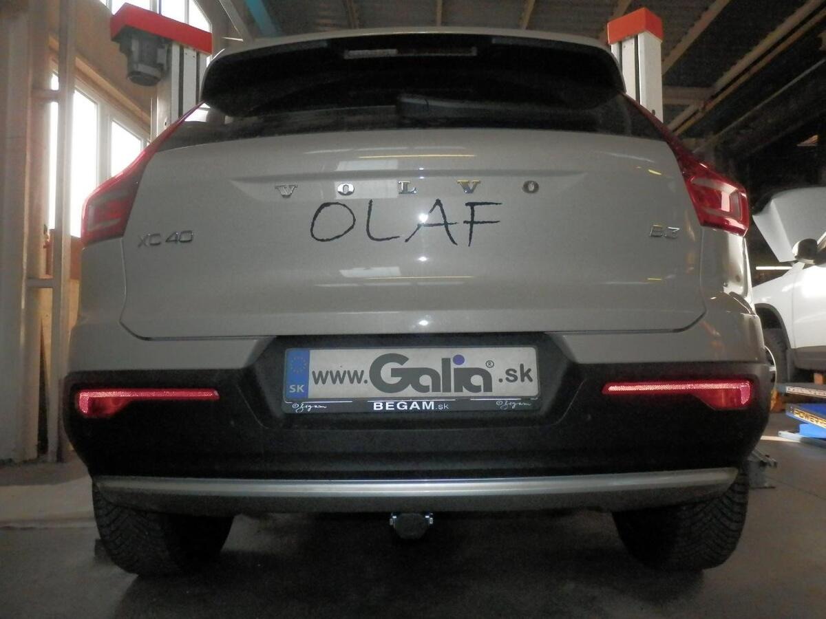 Быстросъёмный оцинкованный  фаркоп GALIA для  Volvo XC40 (Mk.I) 2017- /  Volvo C40 (Mk.I) 2021- Шар V фото 4