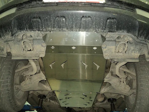 Защита алюминиевая АВС-Дизайн для двигателя, КПП, РК Toyota Land Cruiser 200 2007-2021