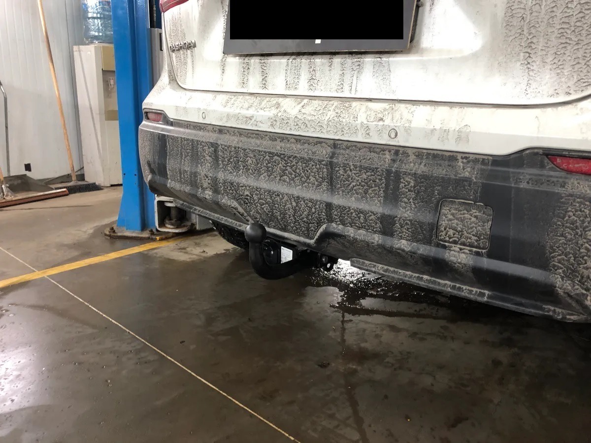 Фаркоп Steinhof для Nissan Qashqai J11 (Mk.II) (кроме версии со AdBlue) 2014-2018  Шар А фото 6