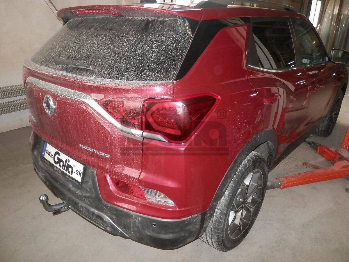 Быстросъёмный  оцинкованный фаркоп GALIA для KGM Korando 2023- / SsangYong Korando C300 (Mk.III) 2019-2023 Шар С фото 8