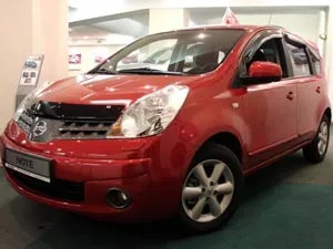 Дефлектор SIM для капота Nissan Note 2005-2009 фото 3