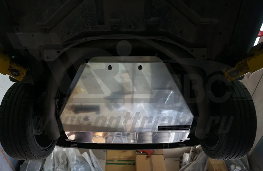 Защита алюминиевая АВС-Дизайн для картера Smart ForTwo 2007-2014 фото 5