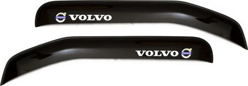 Дефлектор REIN прямой для окон (накладной скотч 3М) (2 шт.) Volvo FH 13 2013-2022 Дымчатый