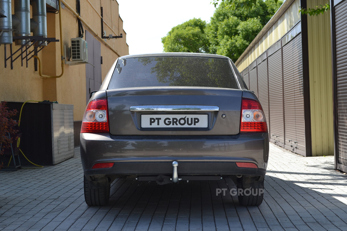 Фаркоп PT GROUP для  Lada Priora седан/хетчбек 2007-2018 Шар А фото 8