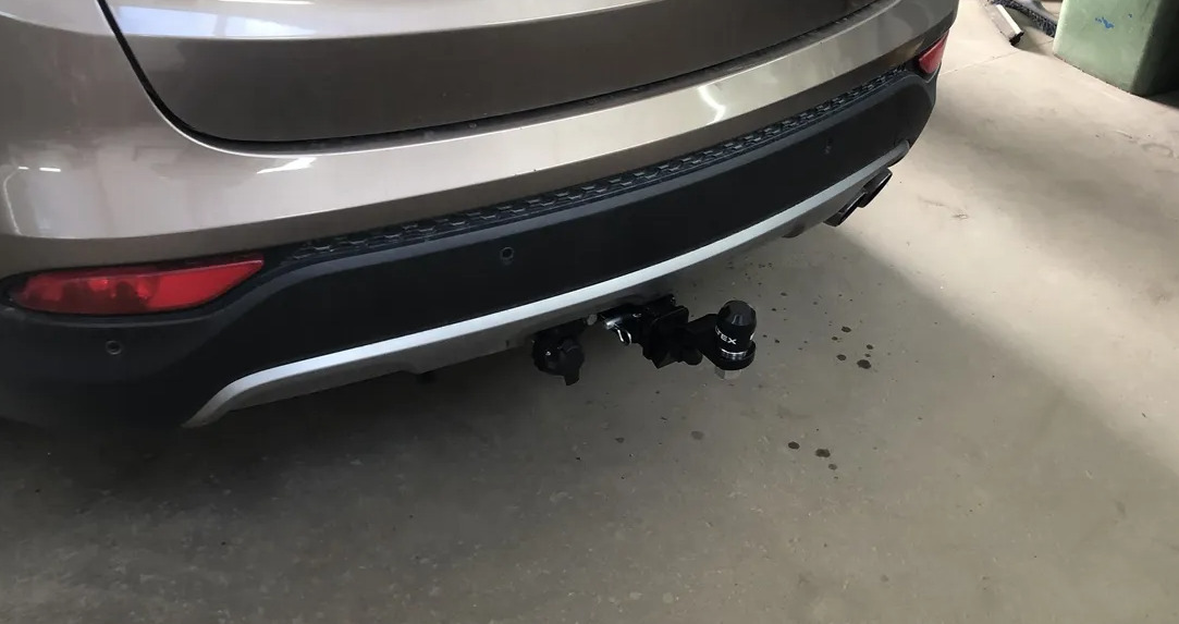 Фаркоп TowRus для Kia Sorento XM (Mk.II) 2012-2020/ Hyundai Santa Fe DM (Mk.III) 2012-2018/ Hyundai Grand Santa Fe 2014-2018 шар Е (система антистук) фото 2