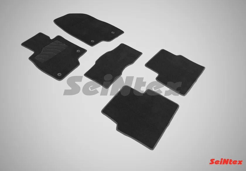 Коврики текстильные Seintex на нескользящей основе для салона Mazda 3 III 2013-2022