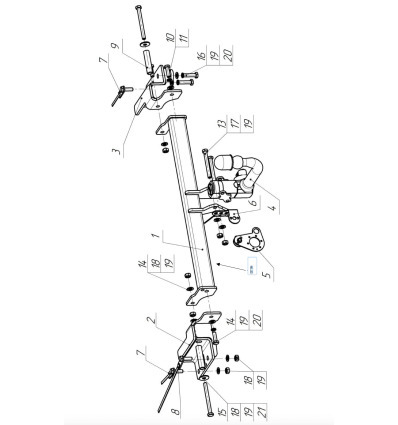 Быстросъёмный фаркоп Oris для Jetour T2 (Mk.I) 2024- Шар AV