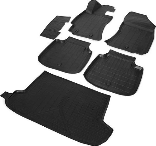 Комплект ковриков Rival для салона и багажника Subaru Outback V универсал 2014-2018 2017-2022
