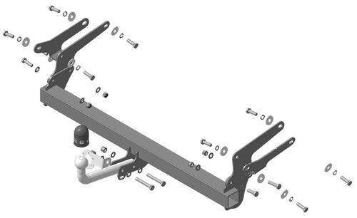 Фаркоп АвтоСтандарт с оцинкованным шаром для Toyota RAV4 (Mk.V) 2019-2025  Шар А
