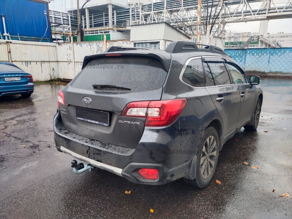 Фаркоп Motodor с оцинкованным шаром для Subaru Outback BS B15 (Mk.V)  2015-2020 Шар А фото 2