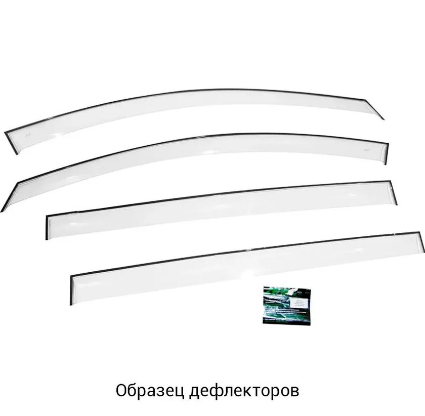 Дефлекторы Cobra Tuning Euro Standard для окон Kia Mohave 2008-2022 Прозрачные