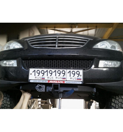Быстросъёмный фаркоп Бизон ПЕРЕДНИЙ для SsangYong Kyron (Mk.I) 2005-2016 Шар Е фото 2