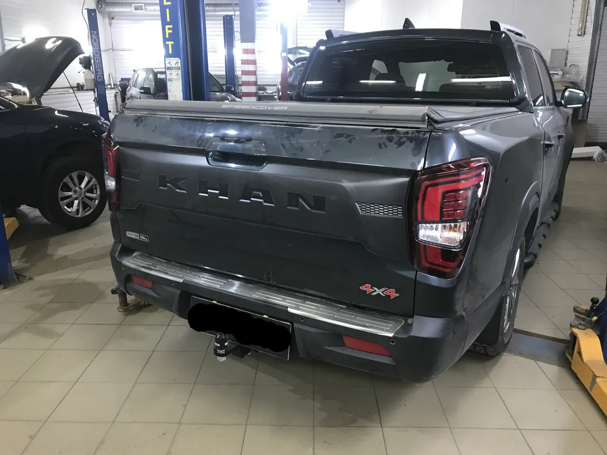 Фаркоп TowRus для SsangYong Rexton Sports 2018-2023 / KGM Musso 2023- (только для а/м с длинной базой) Тип шара E + антистук фото 4