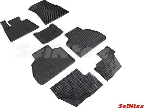 Комплект ковриков Seintex с узором сетка для салона BMW X7 G07 2019-2022
