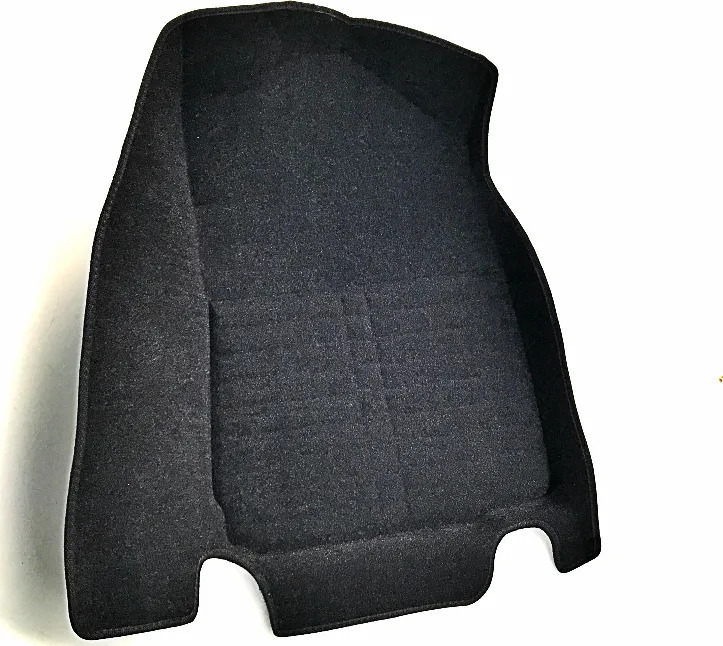 Коврики текстильные Euromat 3D 5D с высокими бортами для салона Toyota Camry VII 2012-2022 Черные фото 2