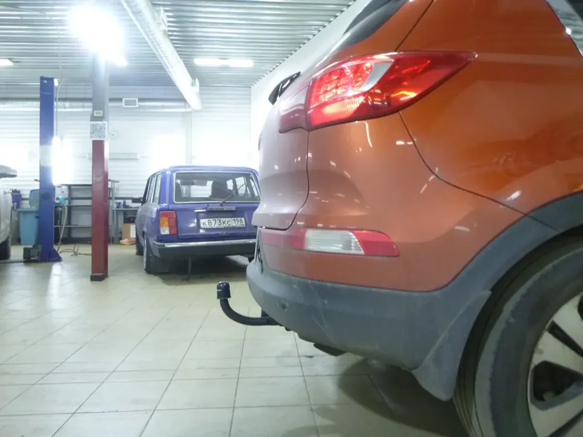 Фаркоп Steinhof для Kia Sportage (Mk.III) 2010-2015 Шар А фото 2