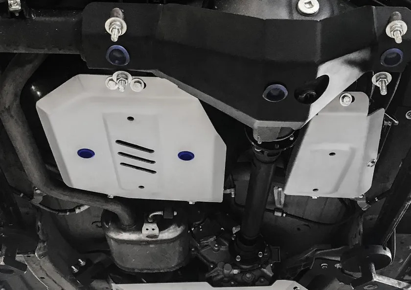 Защита алюминиевая Rival для топливного бака и топливного фильтра Suzuki Jimny IV 2018-2022 фото 2