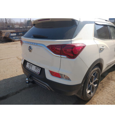 Фаркоп Бизон для KGM Korando C300 (Mk.I) 2023-/ Ssang Yong Korando 4 2019-2023 шар Е фото 3